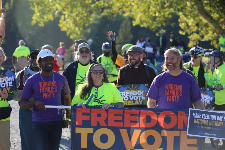 Freedom to Vote Relay rallies in Charleston, has multiple stops in W.Va.